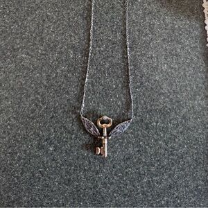 Alex & Ani Harry Potter Flying Key Pendant Necklace